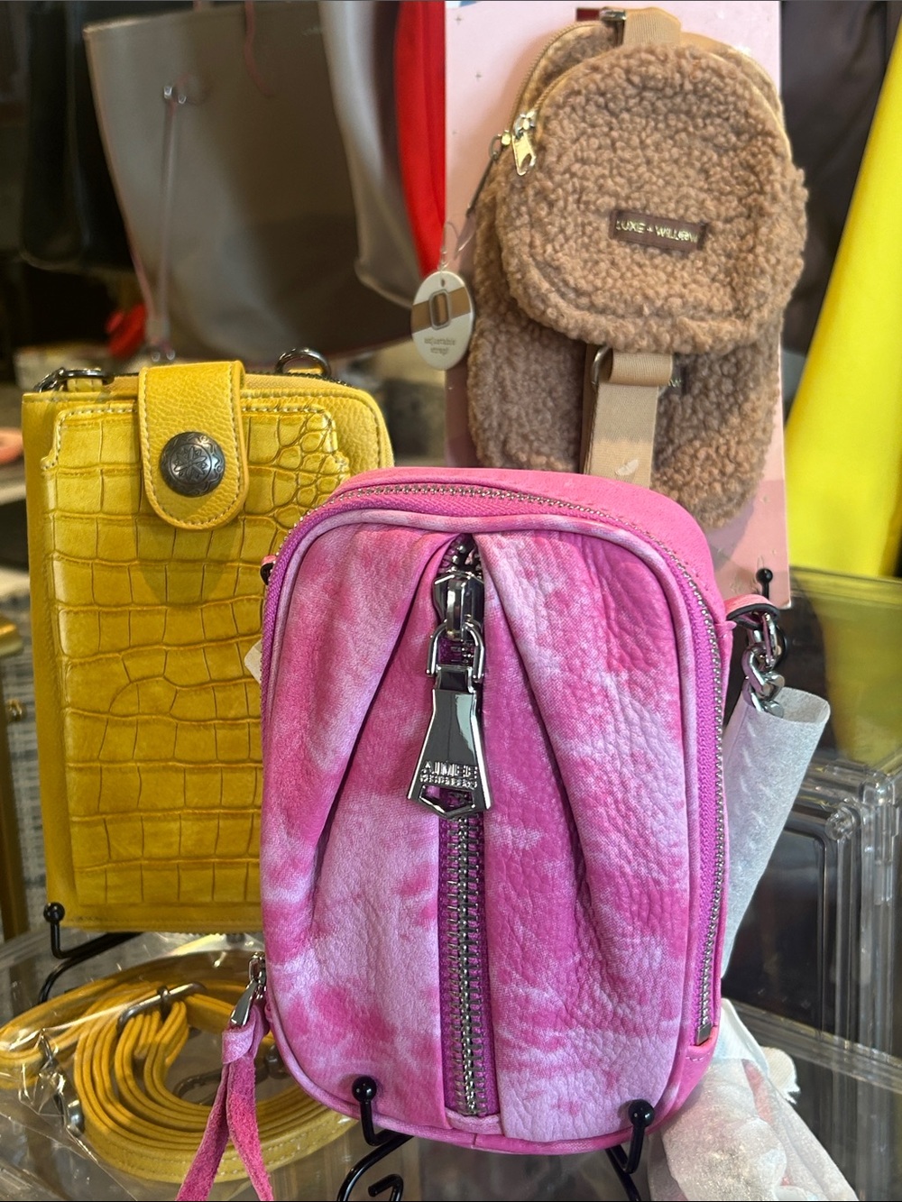 Set of 3 Crossbody Phone Bags Luxe + Willow/Montana West/Aimee Kestenberg New